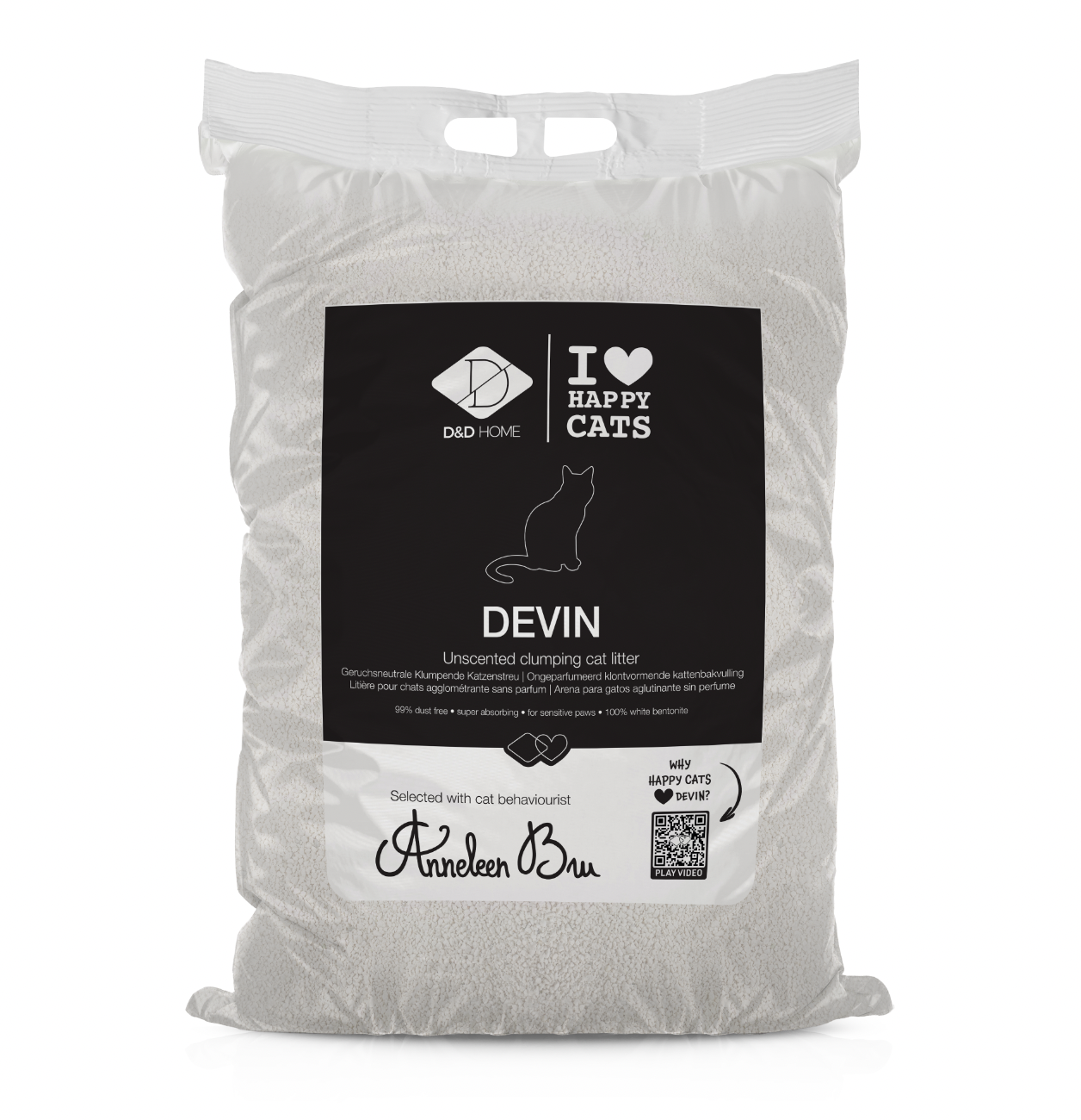 DEVIN Kattenbakvulling 12 kg/13,8L (pallet 78 zakken -30%)
