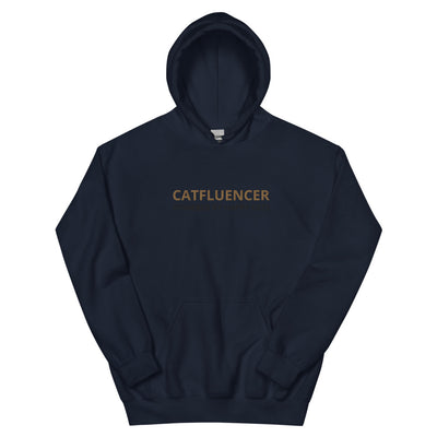 Luchtige Catfluencer Hoodie met geborduurd logo